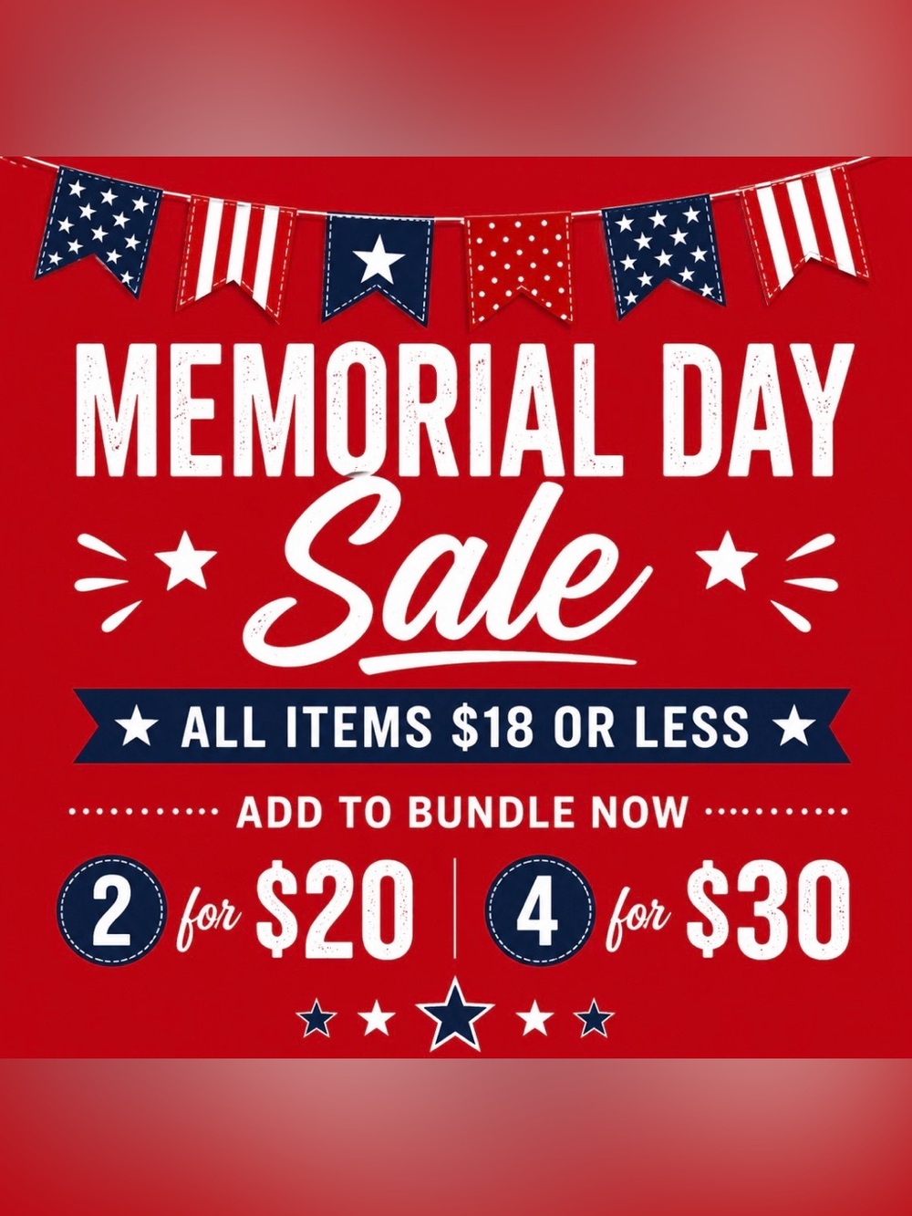 Memorial Day Sale